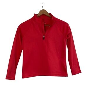 Spyder Coral Long Sleeve Quarter Zip Size Kids Large